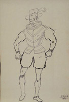 1949 - Bozzetto di costume