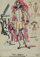 1949 - Bozzetto di costume